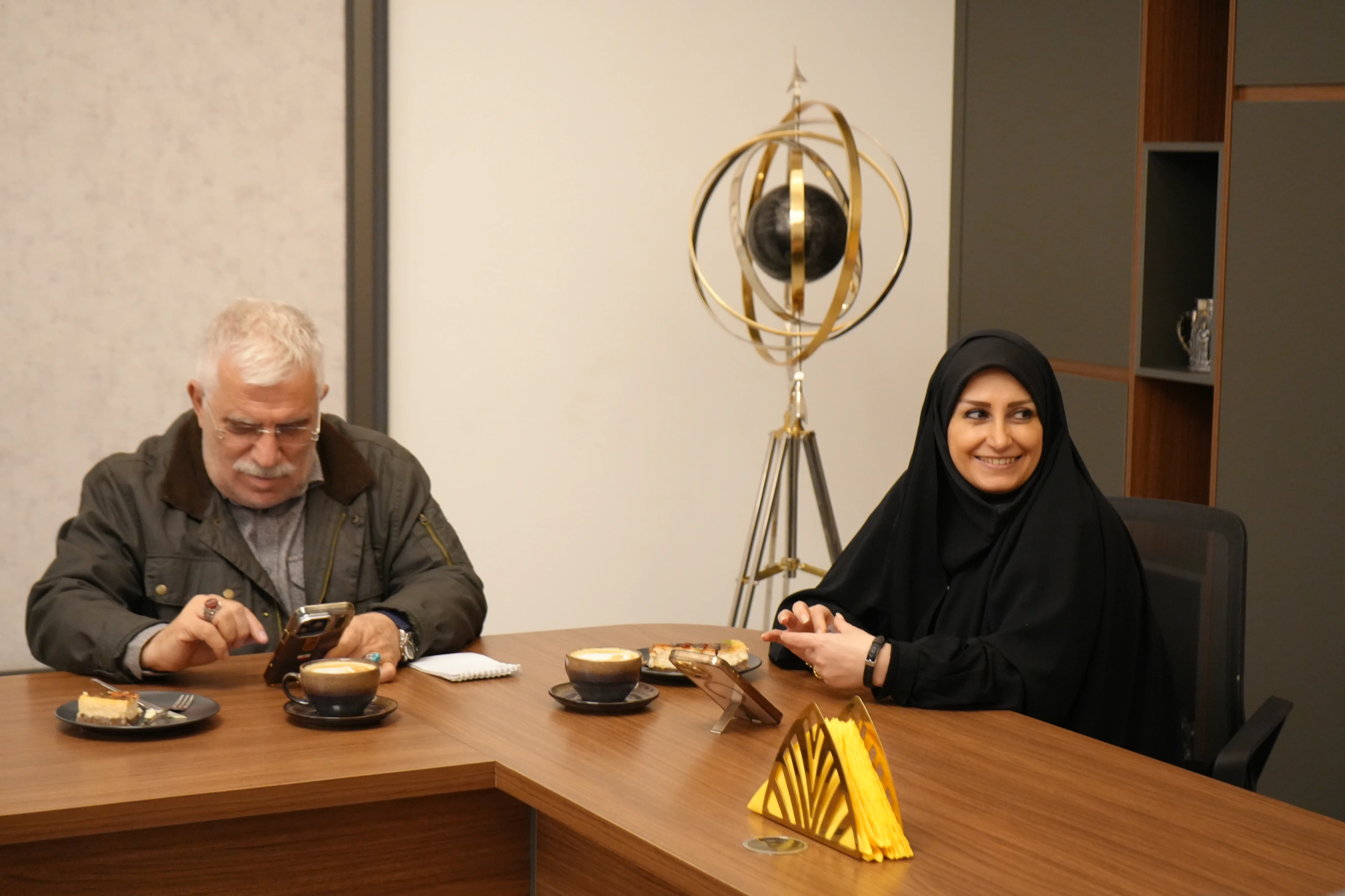 بازدید دکتر اسکویی رئیس پارک علم و فناوری آذربایجان شرقی